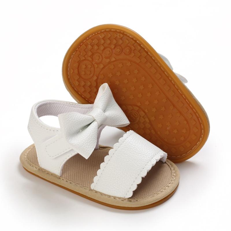 Summer Baby Sandals 0-1 Years Old Learning Footwear Soft Glue Bottom Baby Shoes Breathable Princess Shoes