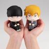 10 см Аниме Фигурки Mob Psycho 100 GK Рейген Араката Q Издание Кавайная Сидящая на Ладони Модель Куклы Украшения Коллекционные Игрушки Подарок