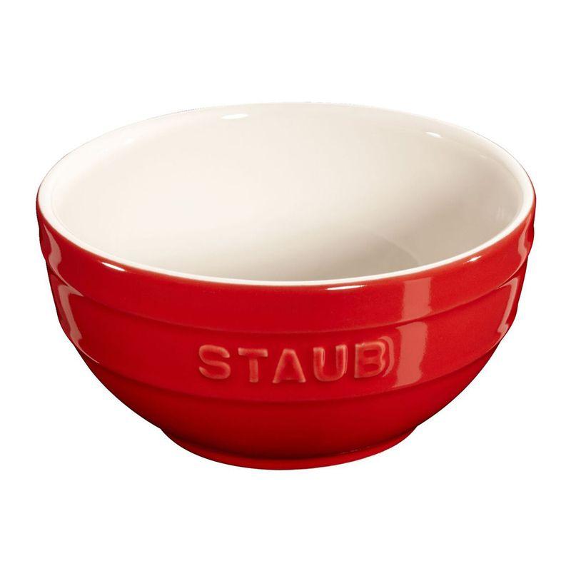 Керамическая круглая миска Staub 12 см (Вишнево-красный)