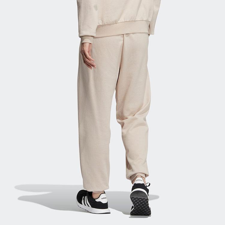 Adidas Knitted Sweatpants Unisex Brown Moderate Cuffed Pants HY2693