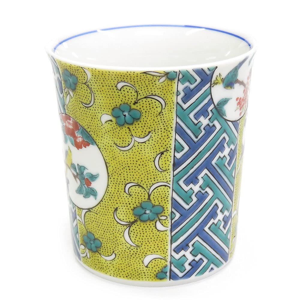 Waza no Kura Стильная кружка Kutani Ware Yoshidaya Marumon План этажа Керамика Посуда класса люкс бренда Сделано в Японии