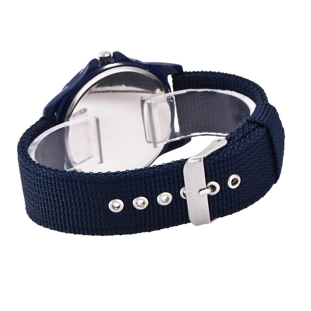 Quartz Watch Army Soldier Military Canvas Strap Fabric Analog Wrist Watches Sports Watch