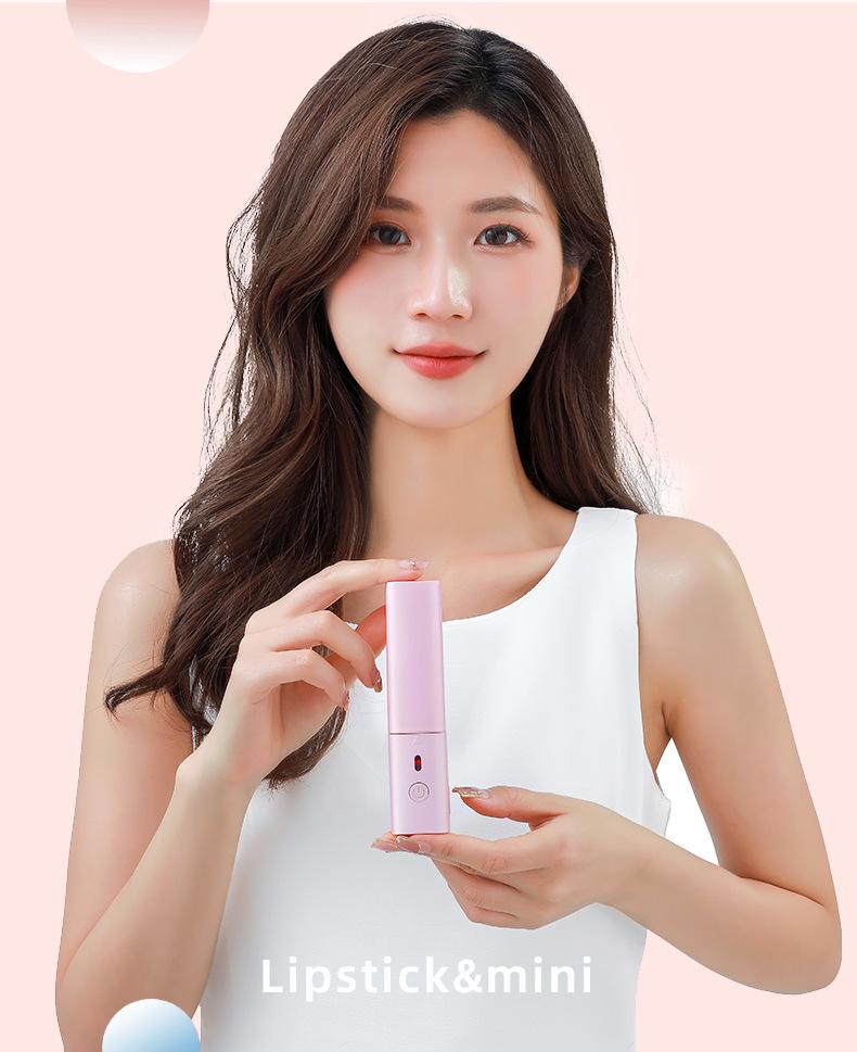 USB мини-выпрямитель для волос и щипцы для завивки двойного назначения - безопасный, портативный для общежитий, идеально подходит для челки