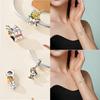 Exquisite Copper Autumn Squirrel Owl Series Diy Charm Beads Fit Original Bangle Charms Bracelet Women Jewelry
