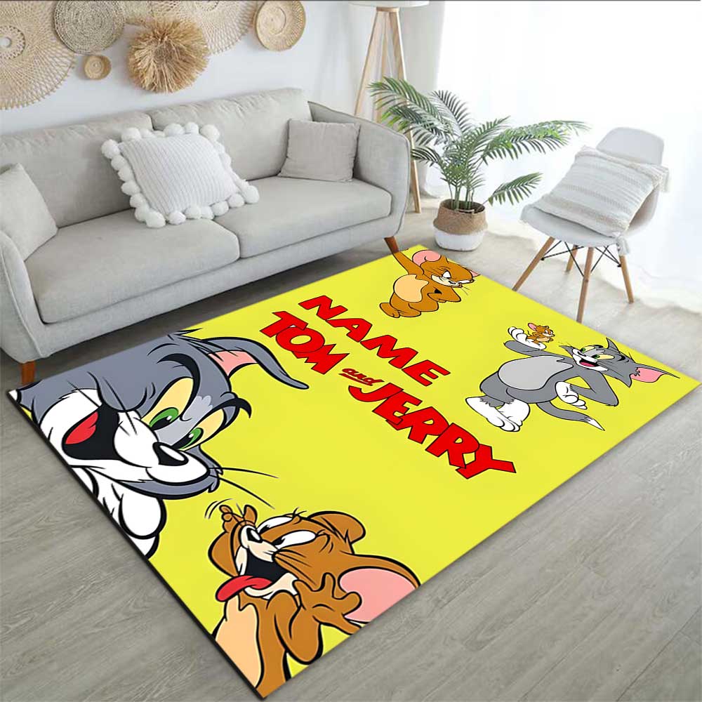 Warner Bros. Works (16) Customize your name rug, office chair cushion, home bedroom living room gift.