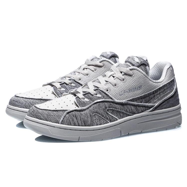 Li Ning 937 Винтажные Баскетбольные Кроссовки Женские Низкие Серые AGBR050-5