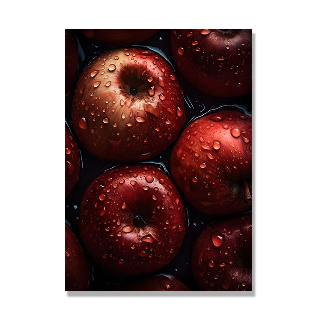 Tasty Fruit Kitchen Canvas Paintings Watermelon Banana Apple Lemon Poster Wall Art HD Picture For Interior Decor Frameless