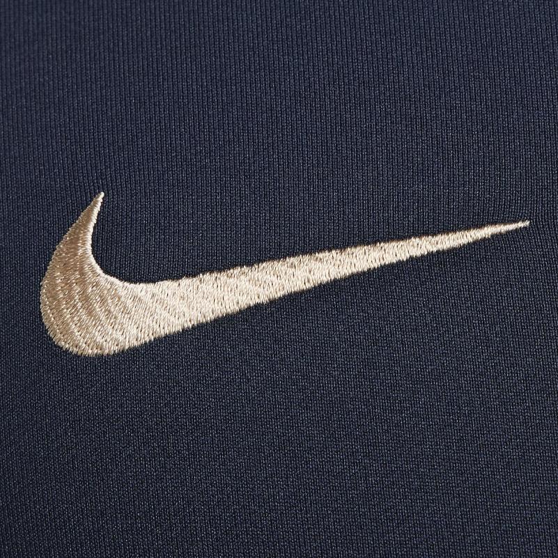 Nike T Shirts Men's Dark Blue Half Turtleneck