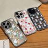 Cute Cartoon Rabbit New Phone Case For IPhone 17 16e 16 15 14 13 12 11 Mini Pro Max X XR XSMAX 8 Air Plus Transparent Soft Cover