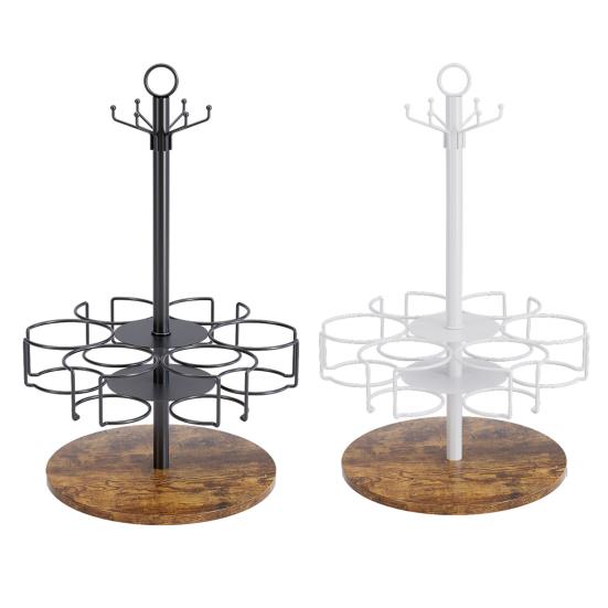 Держатель для бутылок с водой объемом 40 унций, вращающаяся на 360 градусов подставка для стакана, простая установка, стеллаж для хранения в шкафу, экономия места, аксессуары для стакана