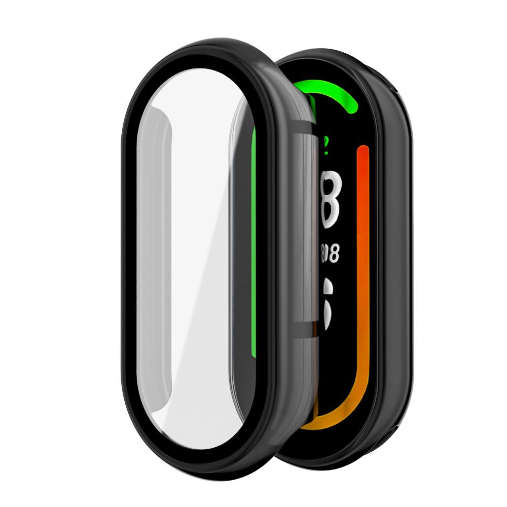Закаленное Стекло+Чехол из ПК для Xiaomi Mi Band 10 9 8 Защитный Чехол Ударопрочный Полный Жесткий Защитный Экран Xiaomi Smart Band 10 9