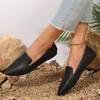 2025 Slip On Loafers Breathable Stretch Ballet Shallow Flats Women Soft Bottom Pointed Toe Boat Shoes Plus Size 43