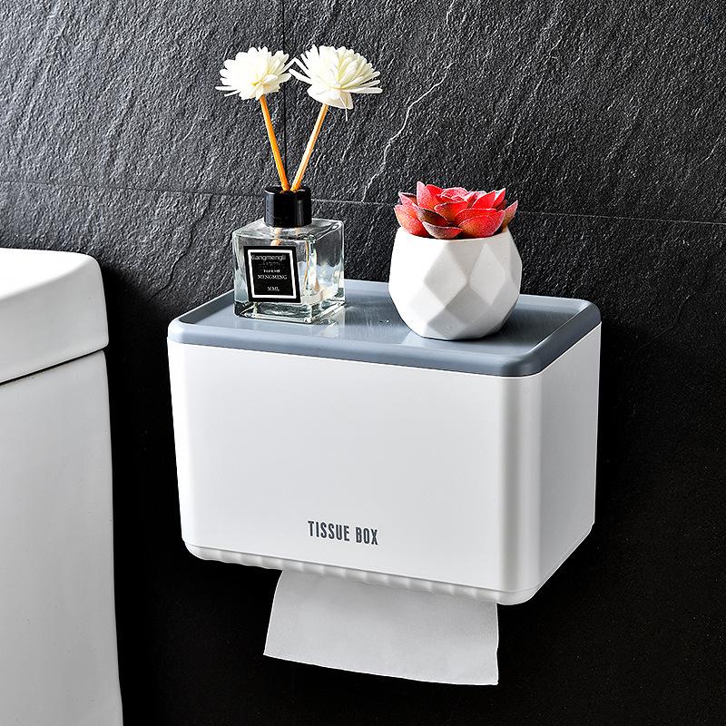 Creative Wall-Mounted Punch-Free Toilet Paper Holder