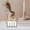 Wooden Mubarak Eid Advent Calendar Ramadan Countdown Calendar Wooden Eid Mubarak Ornament EID Mubarak Decoration for Home