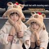 Kids' Capybara Moving Ear Hat & Scarf Set