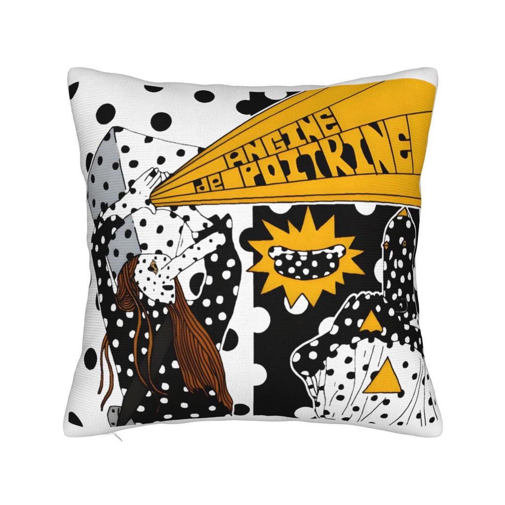 Metal Angine de Poitrine Rock Music Square Pillowcases Polyester Home Cushion Case Creative Decorative Pillow Cover