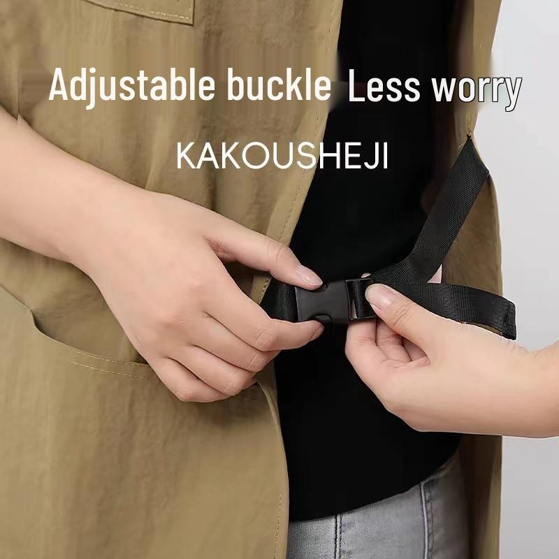 Водонепроницаемый и устойчивый к пятнам фартук в японском стиле для выпечки, кейтеринга и мастеров маникюра