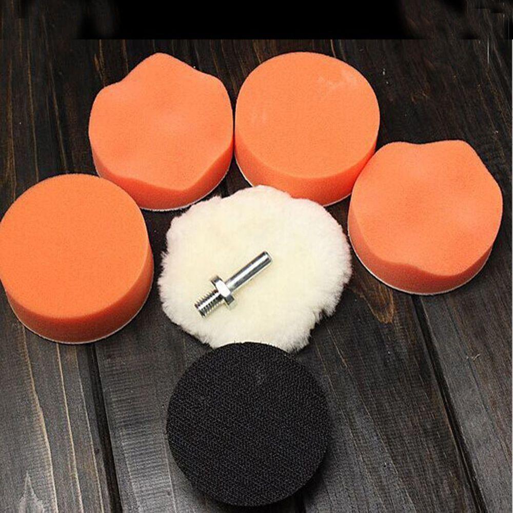 6 Pcs/set Set Kit Car Beauty Polishing Buffer Pad Car Polish Drill Adapter