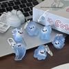 Светящийся 3D Мультяшный Желейный Призрак Брелок - Подвеска на Рюкзак на Хэллоуин для Пар и Друзей