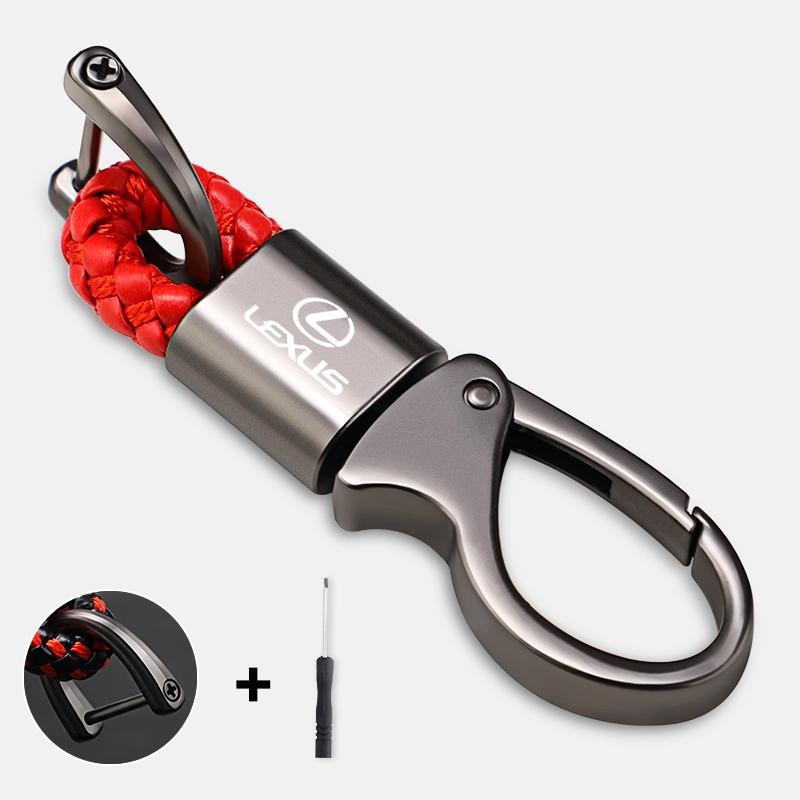 Car Dedicated KeyChain Ring Auto Logo Key Pendant Accessories For Lexus F SPORT ES RX NX LS UX LM LX GX LC RZ IS CT GS RC HS LBX