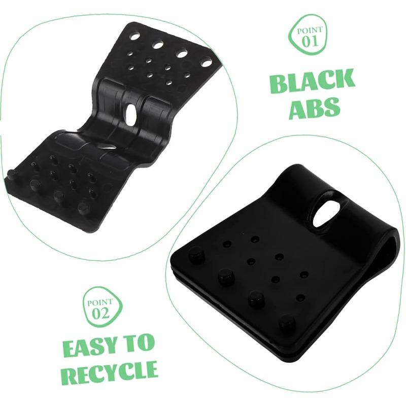 50/30/10 шт. Черные зажимы-клипсы для сетки-тента типа "бабочка", ветрозащитные крючки для сетки, зажим для крепления сельскохозяйственной затеняющей пленки, зажимы для подвешивания палаток на открытом воздухе