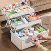 1pc Large Capacity MultiLayer Medical Box - First Aid Kit, Spacious Medicine Storage Container for Organizing Pills, Bandages, Medical Supplies