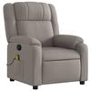VidaXL Reclining Massage Armchair, Chair with Footrest, Seat with Backrest and Armrests Living Room, Modern, 373556
