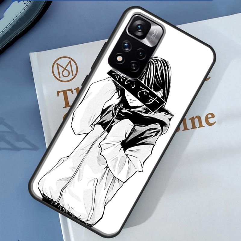 Грустный чехол в стиле японского аниме для Xiaomi Redmi Note 14 13 11 9 10 12 Pro 9S 10S 11S 12S Redmi 10C 12C 13C 14C