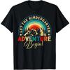 Let The Kindergarten Adventure Begin Back To School Vintage T-Shirt  Men Clothing  Streetwear  Vintage T Shirt  Ropa