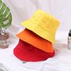 Spring Summer Candy Color Fisherman Cap Foldable Portable Outdoor Sun Hat Soft Breathable Bucket Hat Beach Cap Panama Hat