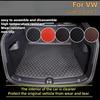 Коврик в багажник для Volkswagen VW Golf 8 Golf 7 2014- Кожаный Противоскользящий Коврики для груза в багажник автомобиля Аксессуары для интерьера автомобиля