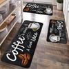 1pc/2pc Kitchen Coffee Floor Mats Entrance Door Mats Laundry Room Long Rugs, Corridor Passageway Floor Mats, Home Decorations