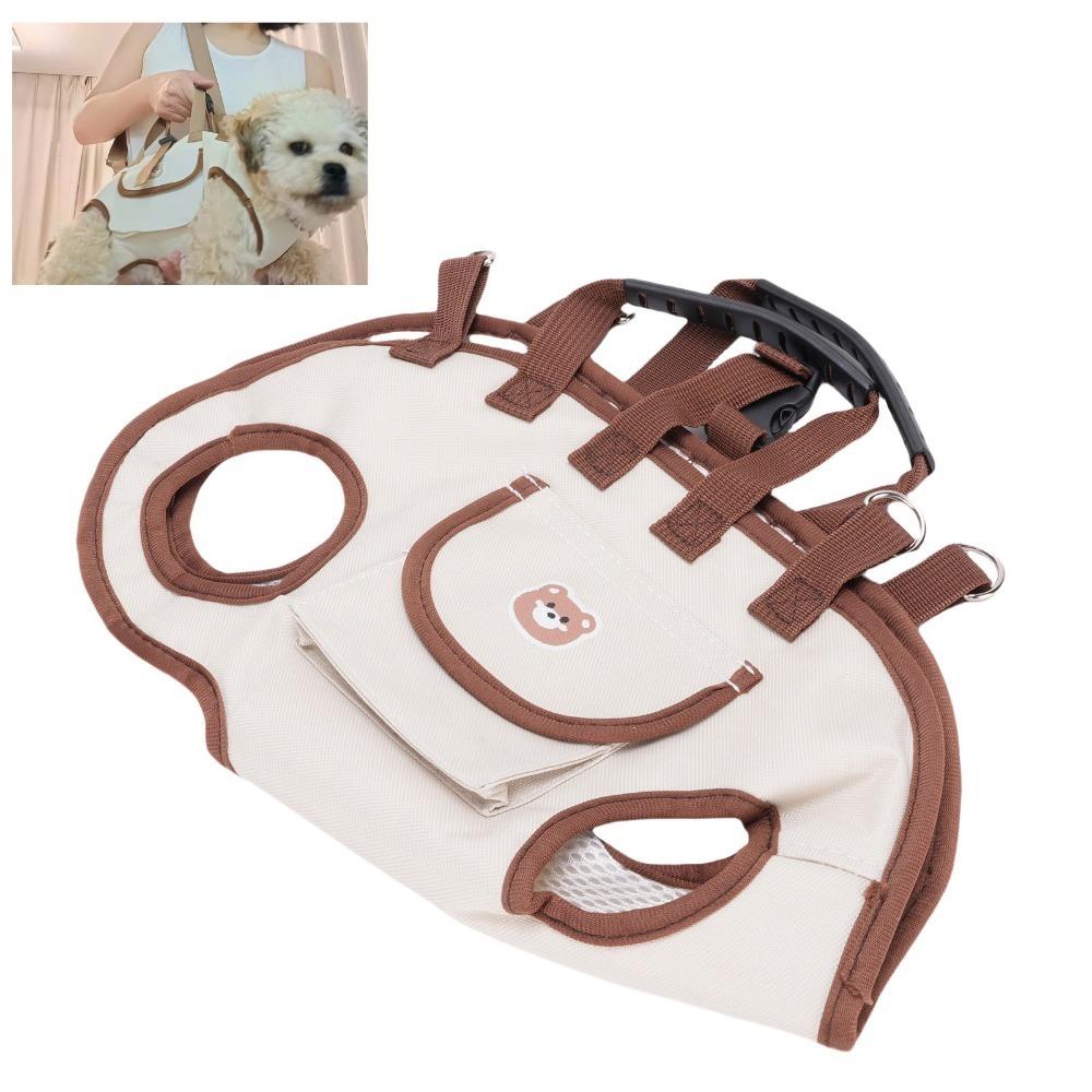 Adjustable Strap Dog Lift Harness Portable Pet Carrier Durable Dog Carry Sling  Small Dogs