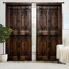 Деревянные шторы для украшения дверей, цифровая 3D-печать, шторы с карманами на штанге, гостиная, офис, домашний декор, новая мода, 2 шт.