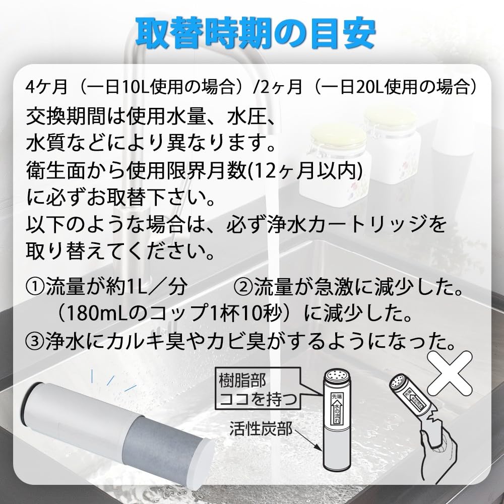 Совместимый продукт для картриджа для очистки воды, 3 шт., удаление 5 веществ, совместимый картридж для кранов с очистителем воды TH6581S