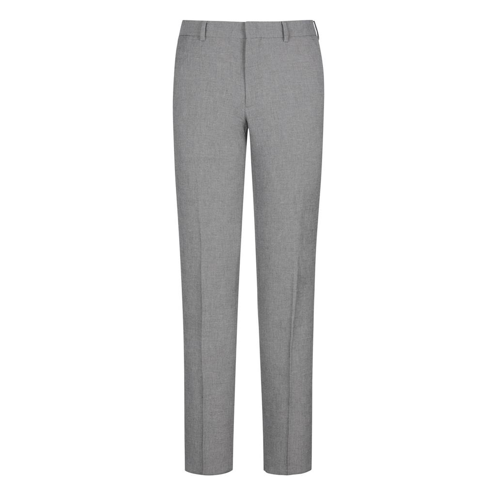 FERRAROMILANO Men'S Micro Texture Poly Slacks Beige (Am0Dsl10153)