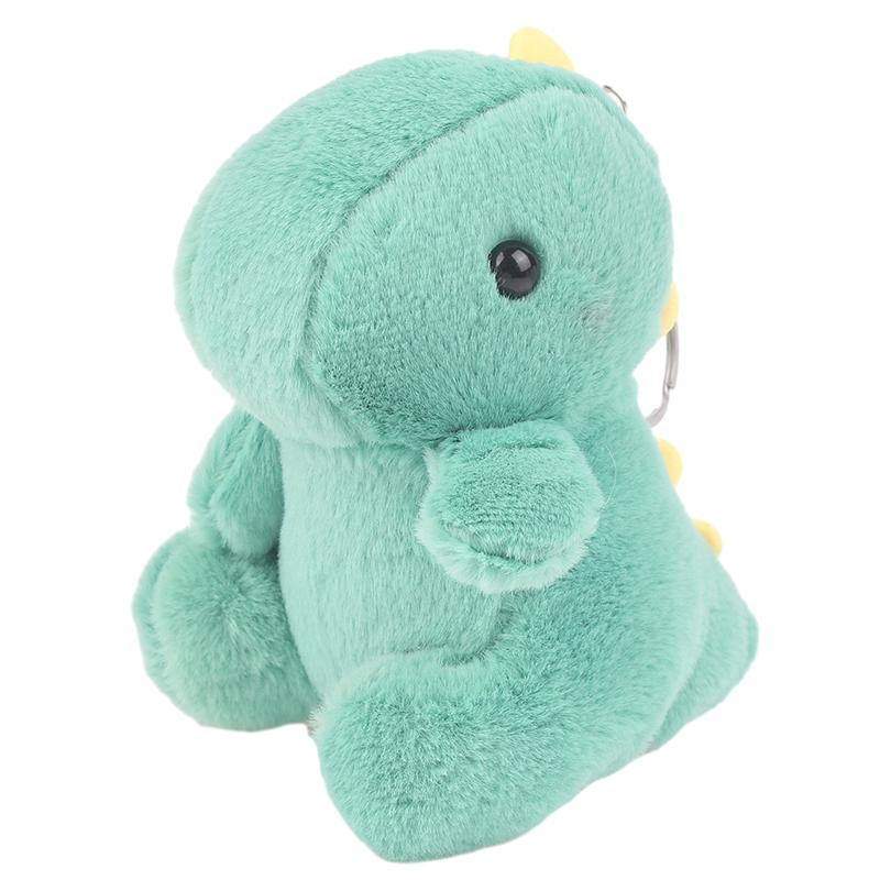 Cute Dinosaur Plush Toy Cartoon Doll Pendant Keychain Car Bag Key Ring Decor