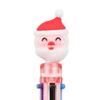 6/10Colors Cute Gifts School Xmas Stationery Merry Christmas Cartoon Ball-point Pen Santa Claus Pen