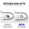 ZQE1  2/5/10pcs Car Lock Keyhole Stickers Door Lock Protect Car Stickers For Mercedes Benz B/C/E/S Class A Class C200L GLC GLE CLA