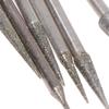 6Pcs 1-4Mm Diamond Grinding Head Needle Bits Burrs Engraving Carving Tool 2.35Mm