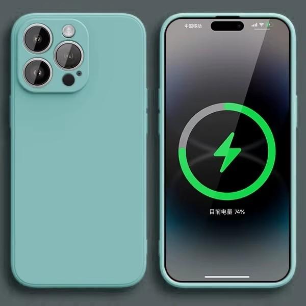 Роскошный жидкий силиконовый чехол для телефона iPhone 16 11 13 12 14 15 ProMax Чехлы Противоударный чехол для iPhone 15 Plus Аксессуары