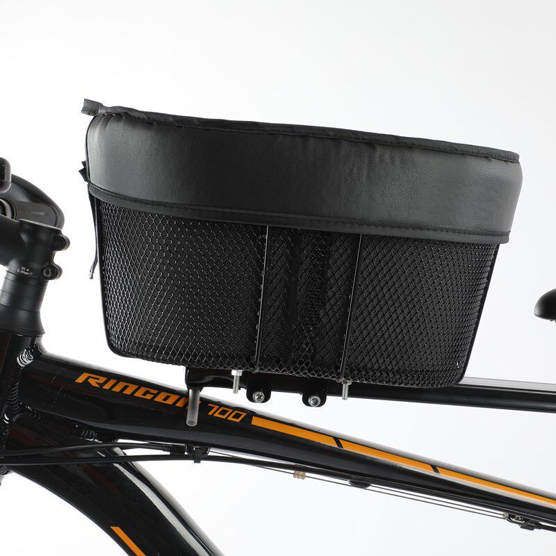 Bicycle Front Pet Basket Universal Bike Carrier for Mountain Road Bike Detachable Basket for Dogs Cats Groceries Daily Bags