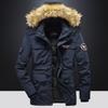 Winter New Cotton-Padded Men's Thick Fashion Handsome Hooded Cotton-Padded Jacket Pure Cotton Warm Cotton-Padded Jacket