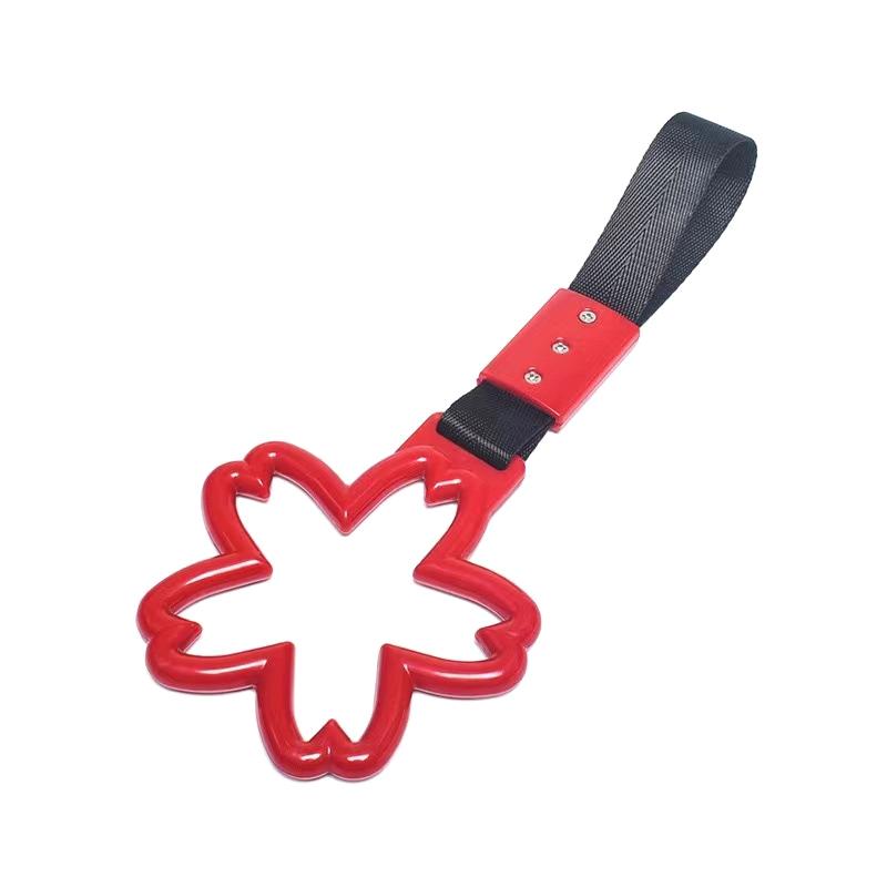 Цветной автомобильный буксировочный ремень Tsurikawa Ring Heart JDM Train Bus Handle Strap Styling Drift Charm Strap Auto Accessories