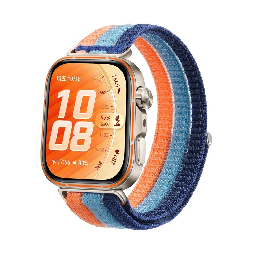 Официальный нейлоновый плетеный ремешок с петлей для HUAWEI WATCH FIT 5/4 Pro. Удобный, дышащий ремешок для Huawei Watch Fit 5-4-3.