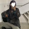Women's Tie-dye Long Sleeve Loose Street Fashion Thin Casual T-shirt Minimalist Harajuku Ins Comfortable Chic Top