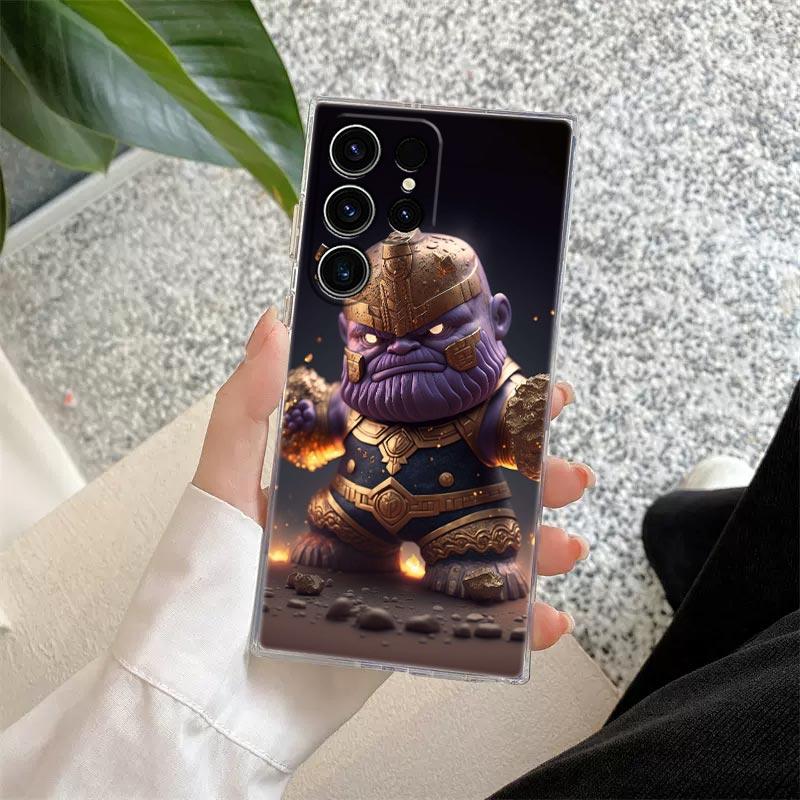 Милый прозрачный чехол Marvel Baby Groot Rocket для Samsung Galaxy S26 S25 Ultra S24 S22 S26 Plus S20 S23 S21 S25 FE Прозрачная крышка