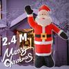 2.4M Tall Inflatable Santa Claus Xmas Christmas Decorations Garden Outdoor