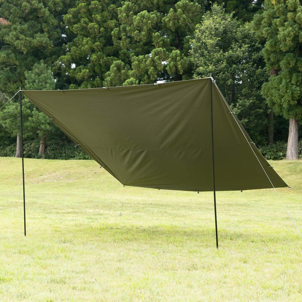 Палатка BUNDOK Square Tarp TC только 290x290 см BDK-133KA