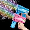 6-pole Handheld Bubble Gun Toy Outdoor Activity Birthday Party Gift Lawn Interaction Without Battery Bubble Water